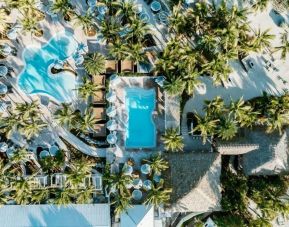 Outdoor pools at Islander Resort Oceanside.