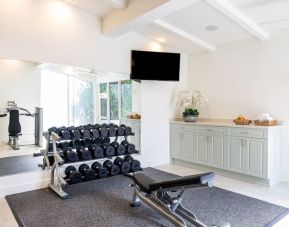 Fitness center at Islander Resort Oceanside.