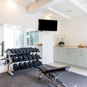 Fitness center at Islander Resort Oceanside.