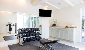 Fitness center at Islander Resort Oceanside.