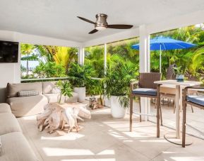 Coworking lounge at Islander Resort Oceanside.