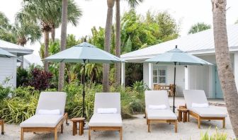 Lounge chairs at Islander Resort Oceanside.