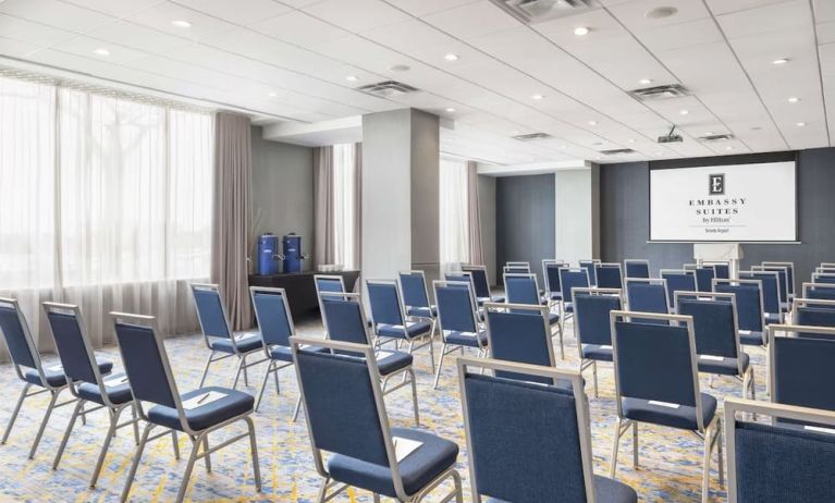 Professional meeting room at Embassy Suites By Hilton Toronto Airport.