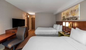 Day use twin room at Comfort Inn Winnipeg Airport.