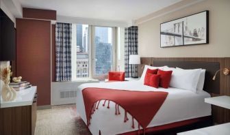 Day use room with natural light at Hilton Garden Inn New York/West 35th Street.