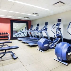 Fitness facility at Hilton Garden Inn New York/West 35th Street.