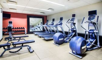 Fitness facility at Hilton Garden Inn New York/West 35th Street.