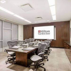 Meeting room at Hilton Garden Inn New York/West 35th Street.