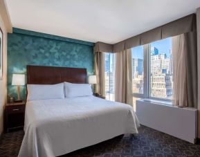 Day use room with natural light at Hilton Garden Inn New York/West 35th Street.