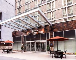 Hotel exterior at Hilton Garden Inn New York/West 35th Street.