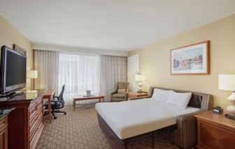 Day use room with natural light at Hilton Seattle Airport & Conference Center.
