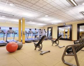 Fitness facility available at Hilton Seattle Airport & Conference Center.