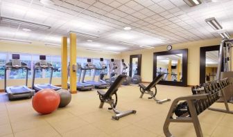 Fitness facility available at Hilton Seattle Airport & Conference Center.