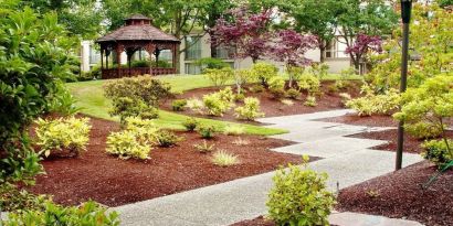 Garden at Hilton Seattle Airport & Conference Center.