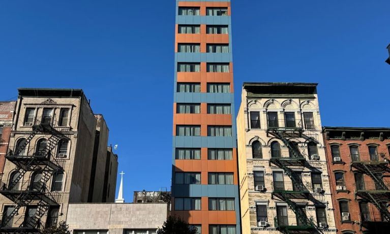 Hotel exterior at Days Inn Chinatown NYC.