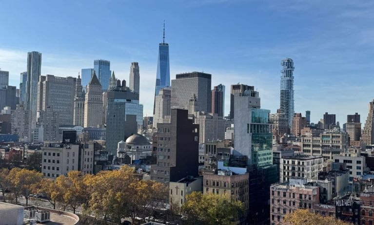 City views at Days Inn Chinatown NYC.