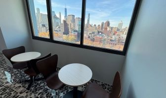 Breakfast room at Days Inn Chinatown NYC.