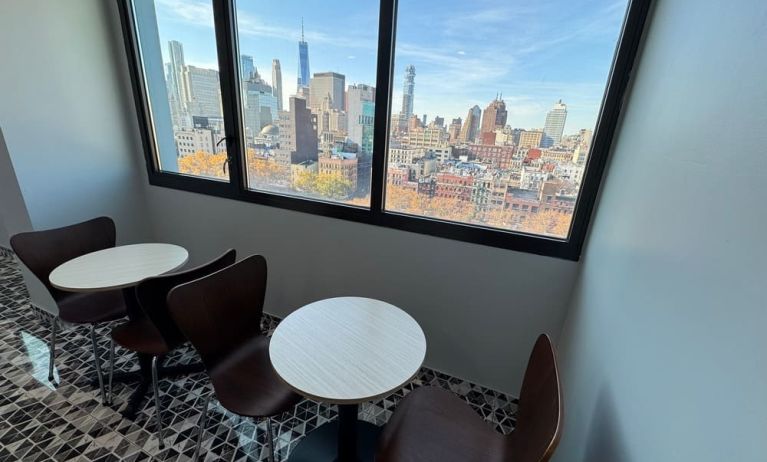 Breakfast room at Days Inn Chinatown NYC.