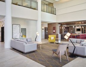 Lobby lounge at Holiday Inn & Suites Oakville At Bronte.