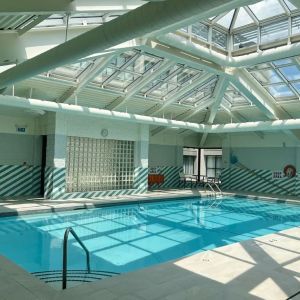 Relaxing indoor pool at Holiday Inn Toronto Airport East.