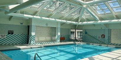 Relaxing indoor pool at Holiday Inn Toronto Airport East.