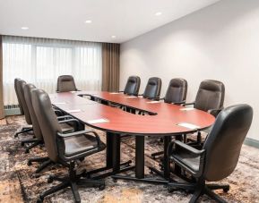 Professional meeting room with ergonomic chairs at Holiday Inn Toronto Airport East.