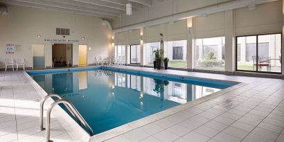 Indoor heated pool at Best Western North Bay.