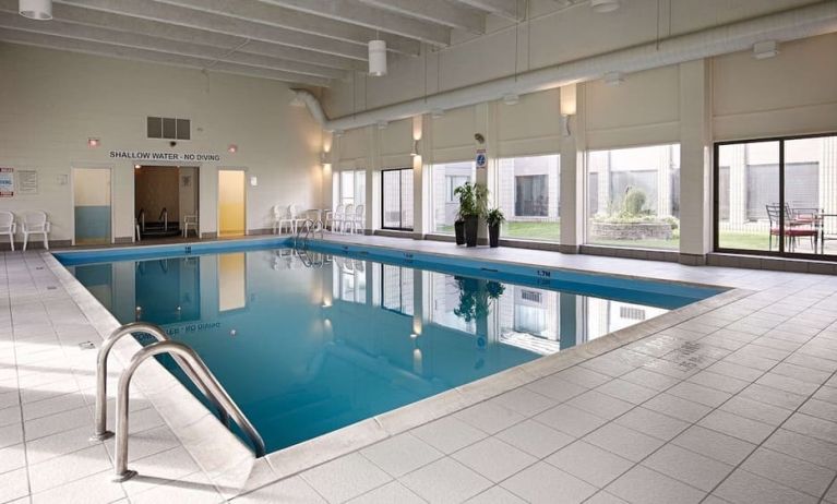 Indoor heated pool at Best Western North Bay.