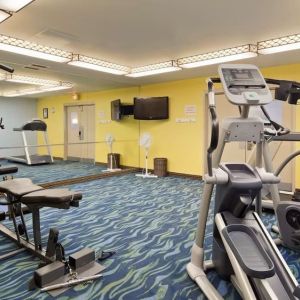 Well equipped fitness center at Best Western North Bay.