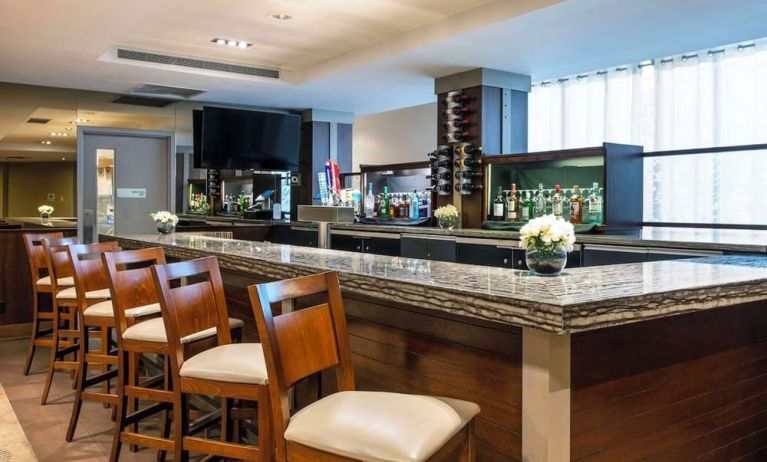 Hotel bar at Holiday Inn Laval Montreal.