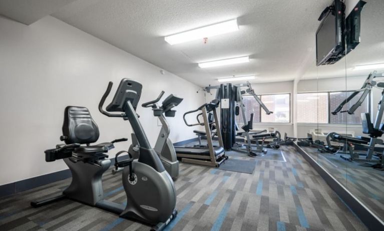 Well equipped fitness center at Halifax Airport Hotel.