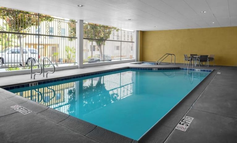 Refreshing indoor pool at Holiday Inn Express & Suites Hermosa Beach.