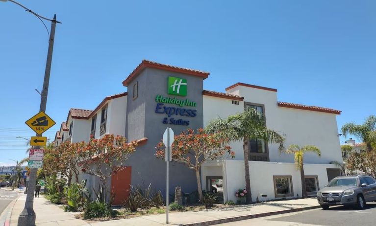 Hotel exterior at Holiday Inn Express & Suites Hermosa Beach.