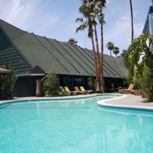 Refreshing outdoor pool at Hotel Current.