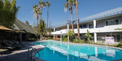 Refreshing outdoor pool at Hotel Current.