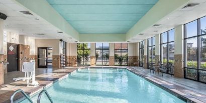 Refreshing indoor pool at Hampton Inn & Suites Dallas/Allen.