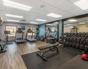 Fitness facility available at Hampton Inn & Suites Dallas/Allen.