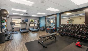 Fitness facility available at Hampton Inn & Suites Dallas/Allen.