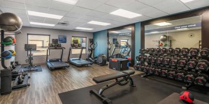 Fitness facility available at Hampton Inn & Suites Dallas/Allen.