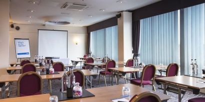 Professional meeting room at Thistle London Heathrow Terminal 5.