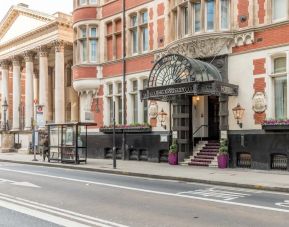 Hotel entrance at Thistle Holborn, The Kingsley Hotel.