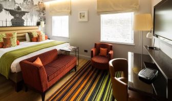 Bright and spacious day use room with work desk at Hotel Indigo London Paddington,