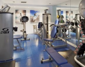 Fully equipped fitness center at Hotel Indigo London Paddington,