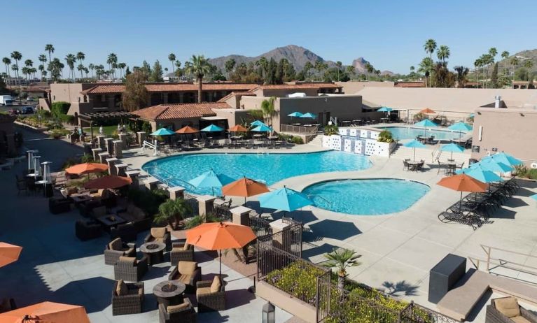 Five outdoor pools available at The Scottsdale Plaza Resort.