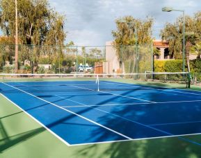 Two outdoor tennis courts available at The Scottsdale Plaza Resort.