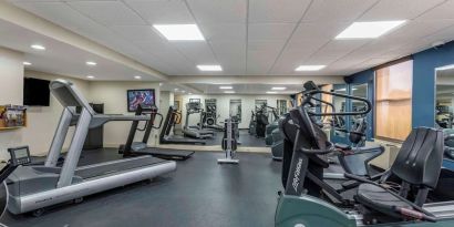 Fitness center available at Comfort Inn & Suites Glen Mills – Concordville.