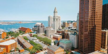 View from The Bostonian Boston, A Millennium Hotel.