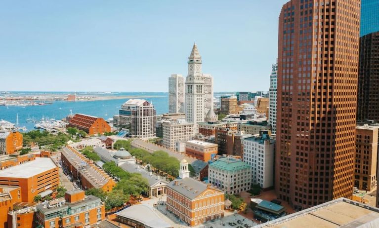 View from The Bostonian Boston, A Millennium Hotel.