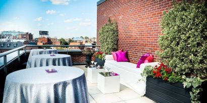 Terrace at The Bostonian Boston, A Millennium Hotel.