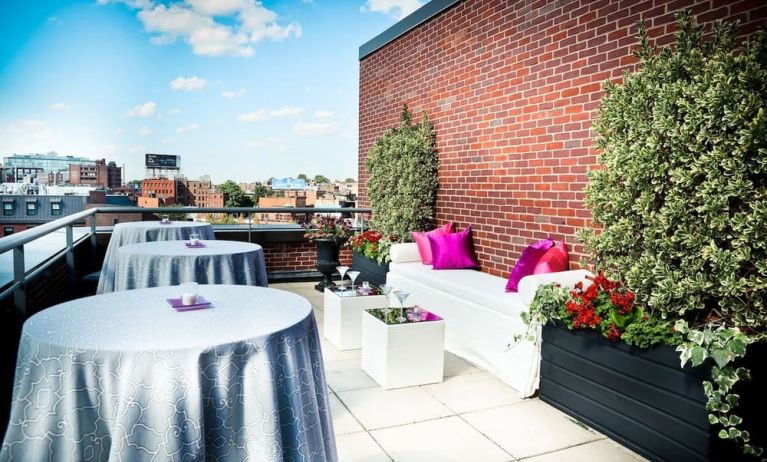 Terrace at The Bostonian Boston, A Millennium Hotel.